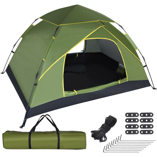 - GEEDIAR Instant Pop Up Tent | Automatic Portable Beach Dome Tent | Outdoor Waterproof Camping Tent -