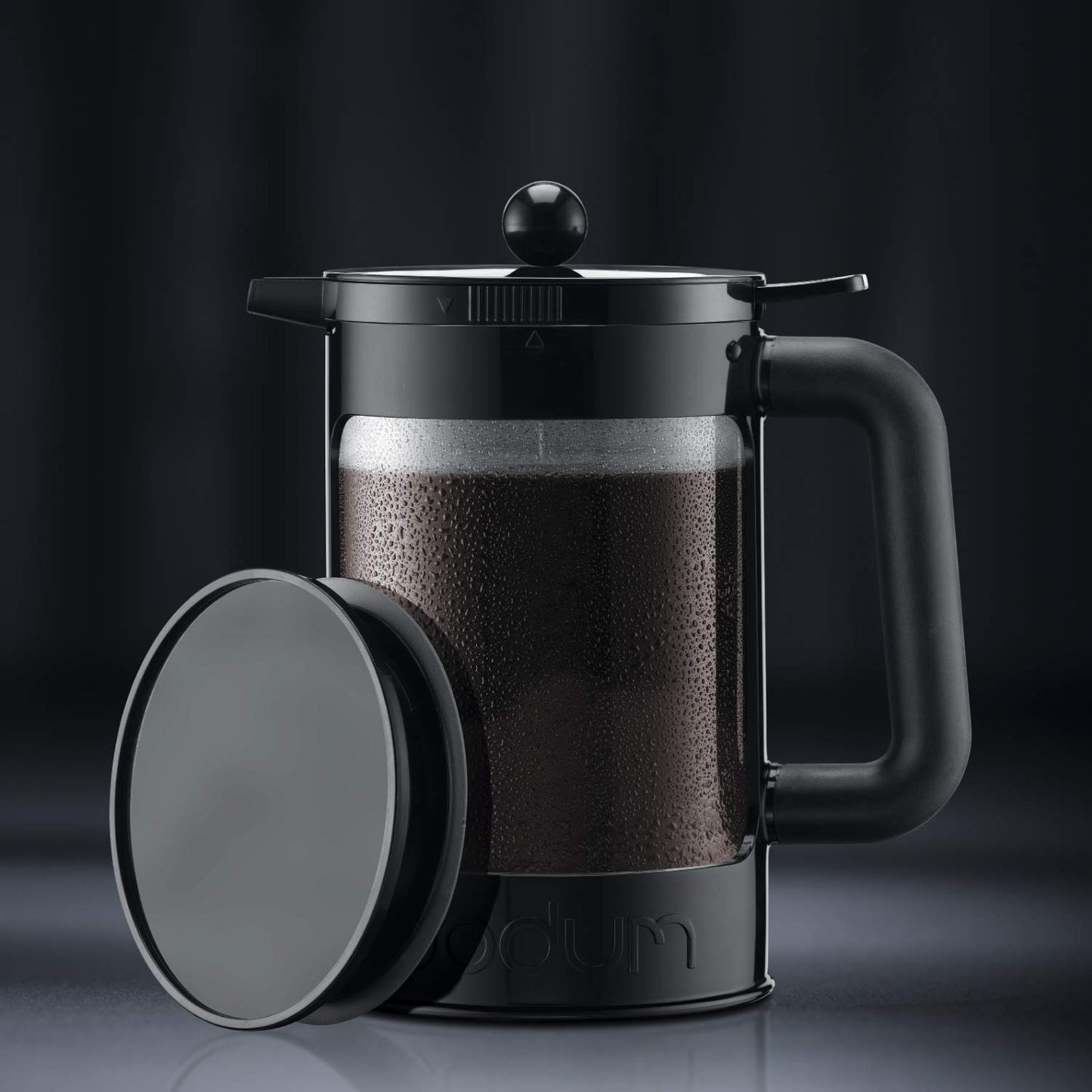 Bodum Bean Cold Brew Coffee Maker Set, 1.5 l, 51 oz, Black, 12.5x20x22.7 cm