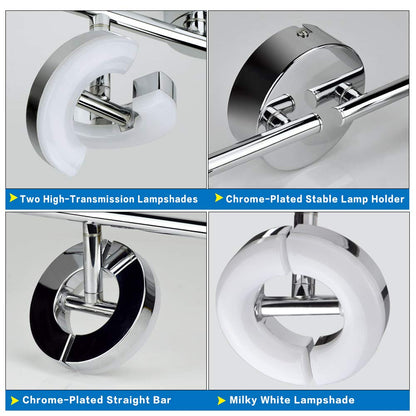 - PADMA LED Ceiling Light | Kitchen 4 Way Adjustable Flush Round Ceiling Lights -