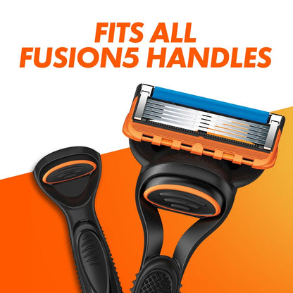 - Gillette Fusion5 Men's Razor | 10 Razor Blade Refills with Precision Trimmer | 5 Anti-Friction Razor Blades -