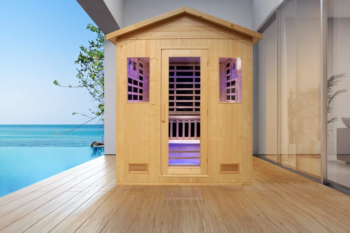 - GLOBAL RELAX® | DHARANI S5 OUTDOOR Full Body Steam Sauna -
