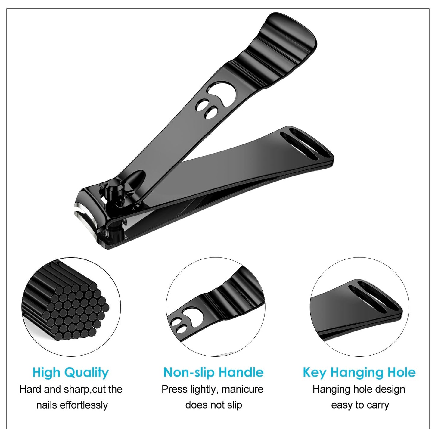 - Longzon Nail Clippers | 2 Pack Nail Clipper Set | Stainless Steel Nail Cutter -