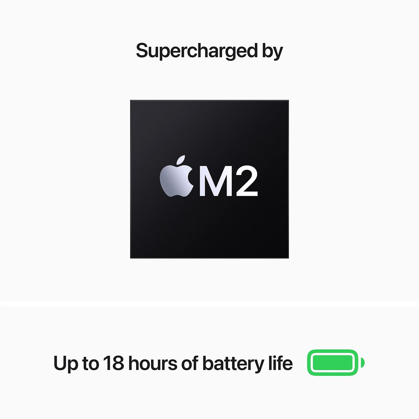 Apple 2022 MacBook Air laptop with M2 chip: 13.6-inch Liquid Retina display, 8GB RAM, 256GB SSD storage, backlit keyboard, 1080p FaceTime HD camera. Works with iPhone and iPad; Midnight