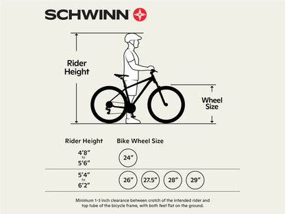 - Schwinn Surge Adult Mountain Bike | 26-Inch Wheels | 17-Inch Alloy Frame | 7 Speed, Disc Brakes, Grey -