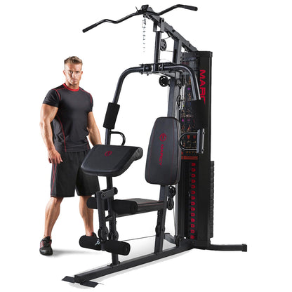 - Marcy Eclipse HG3000 Compact Home Gym with Weight Stack | 68 kg -