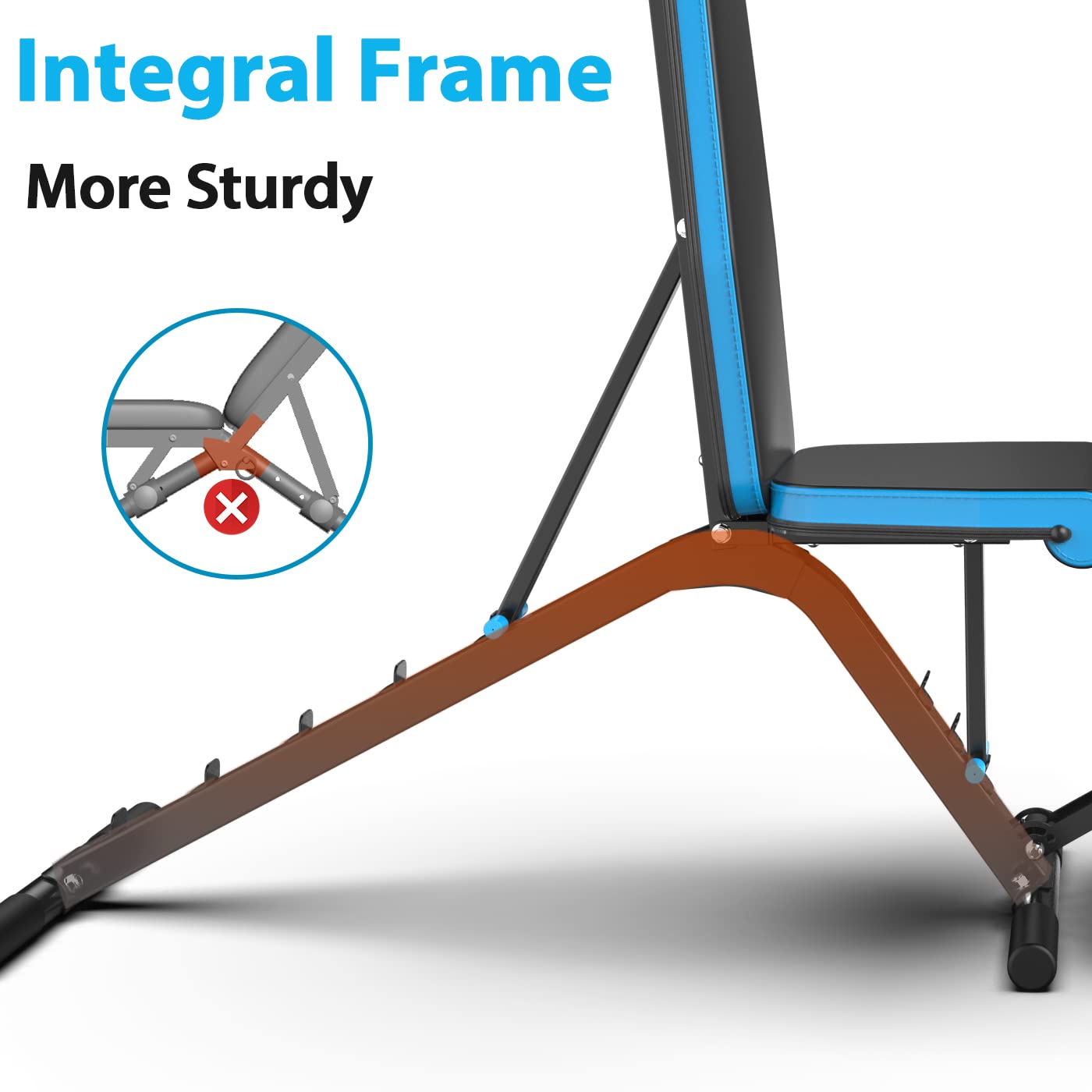 - JX FITNESS Adjustable Weight Bench | Incline Decline | Flat Workout Bench -