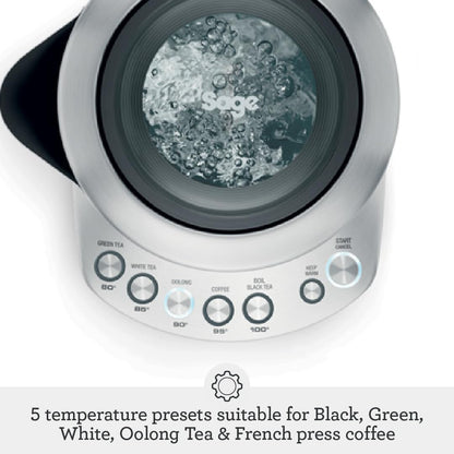 - Sage | The Smart Kettle, Brushed Stainless Steel -