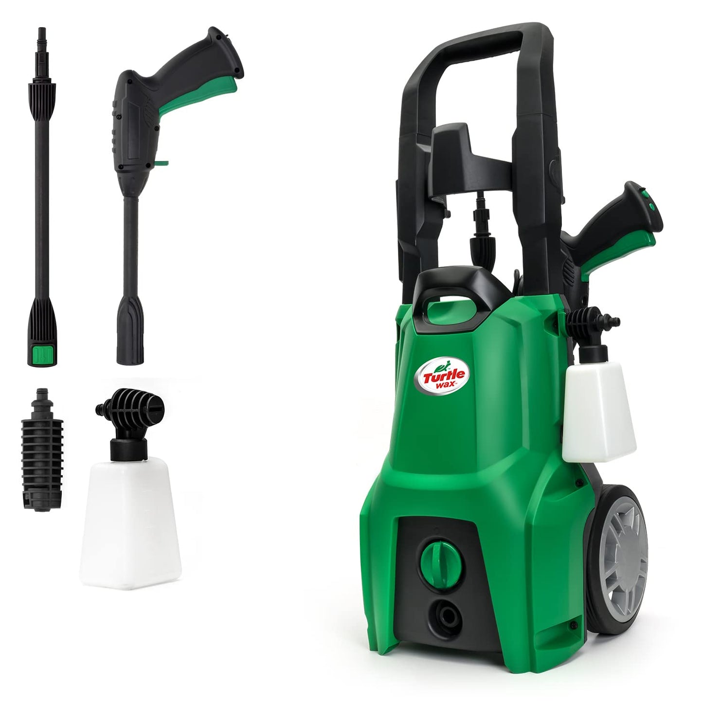 - Turtle Wax TW120 | Multi-Purpose High-Pressure Washer | Compact Car and Home Cleaner with Power Jet Hose and Nozzle, 1600W -