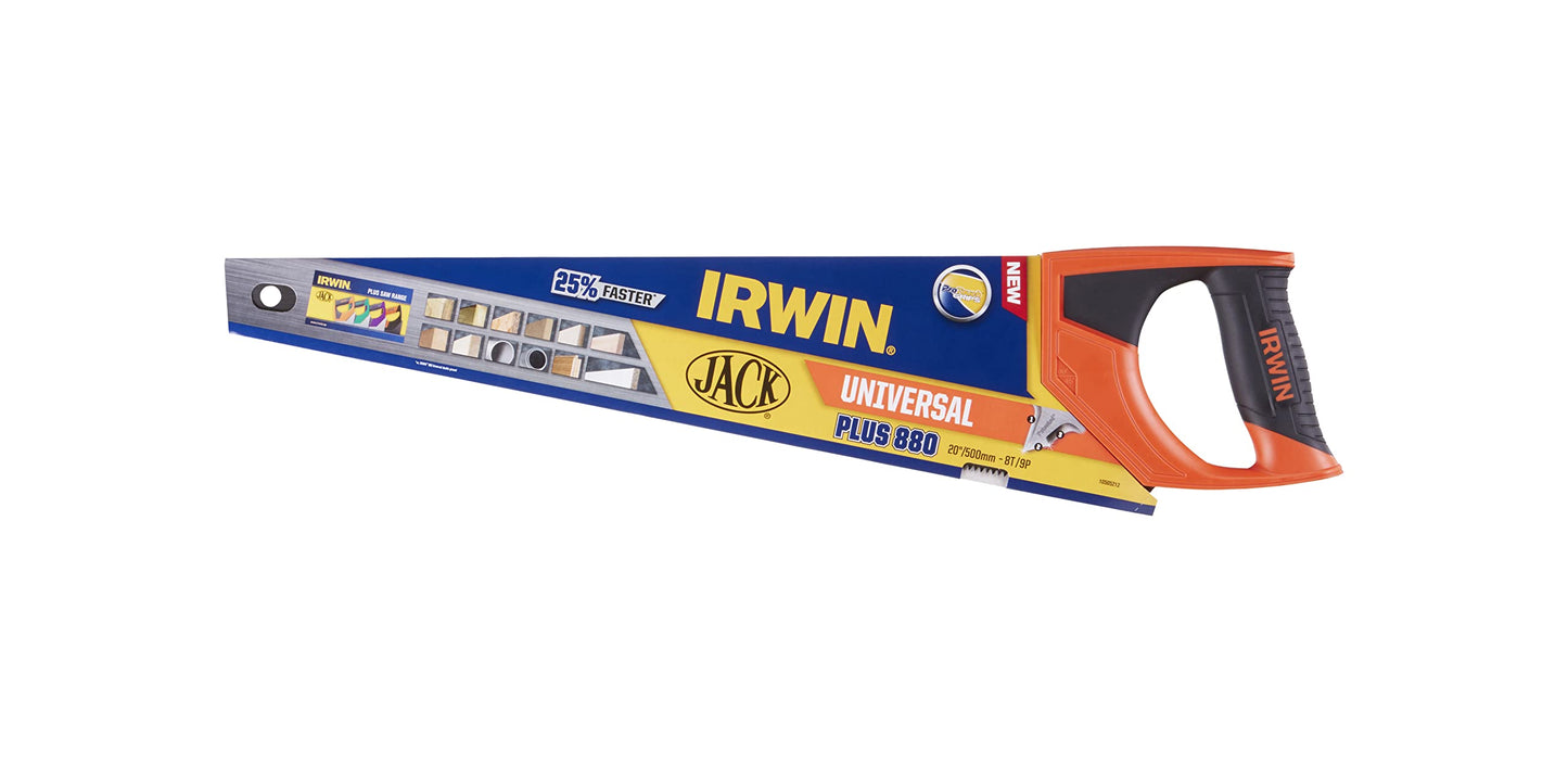 - Irwin Jack Plus 880 Universal Handsaw 20'' | (500mm) 8TPI | 10505212 -