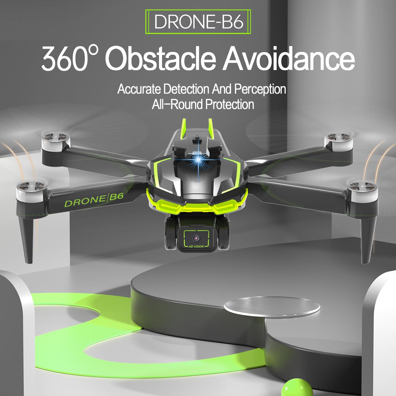 Brushless Motor Drone with Camera 1080P for Kids and Adults, RC Quadcopter Foldable FPV Drone for Beginners, Toys for Boys and Men Birthday Gifts