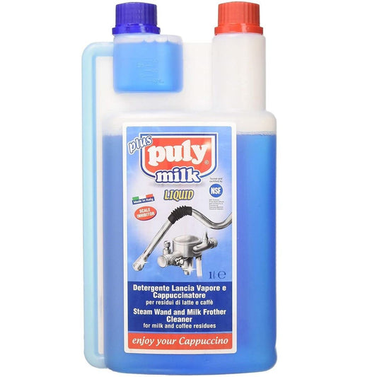 - Puly Caff Milk Plus Froth Cleaner Liquid | Milk Froth Residue Cleaner Detergent for Coffee Espresso Machines -