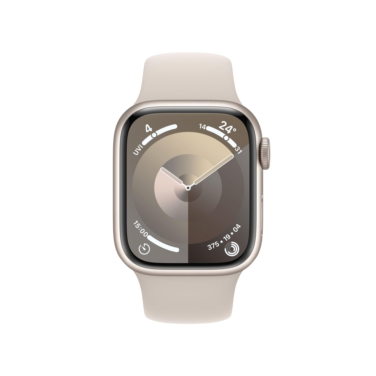 Apple Watch Series 9 [GPS 41mm] Smartwatch with Starlight Aluminum Case with Starlight Sport Band M/L. Fitness Tracker, Blood Oxygen & ECG Apps, Always-On Retina Display, Water Resistant