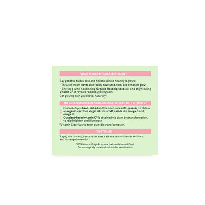 - Garnier Organic Rosy Glow 3in1 Youth Cream 50ml | For Radiant and Glowing Skin -