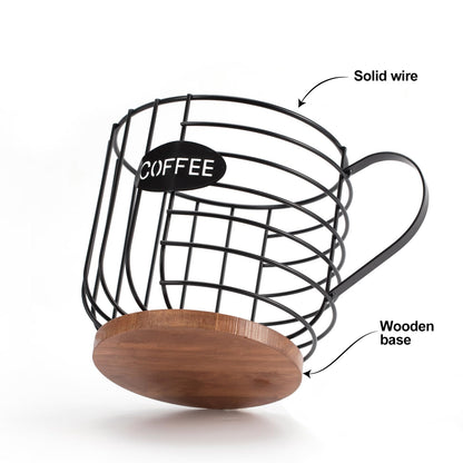 - Hniuyun Coffee Pod Organizer | Counter Coffee Capsule Holder | Coffee Bar Accessories -