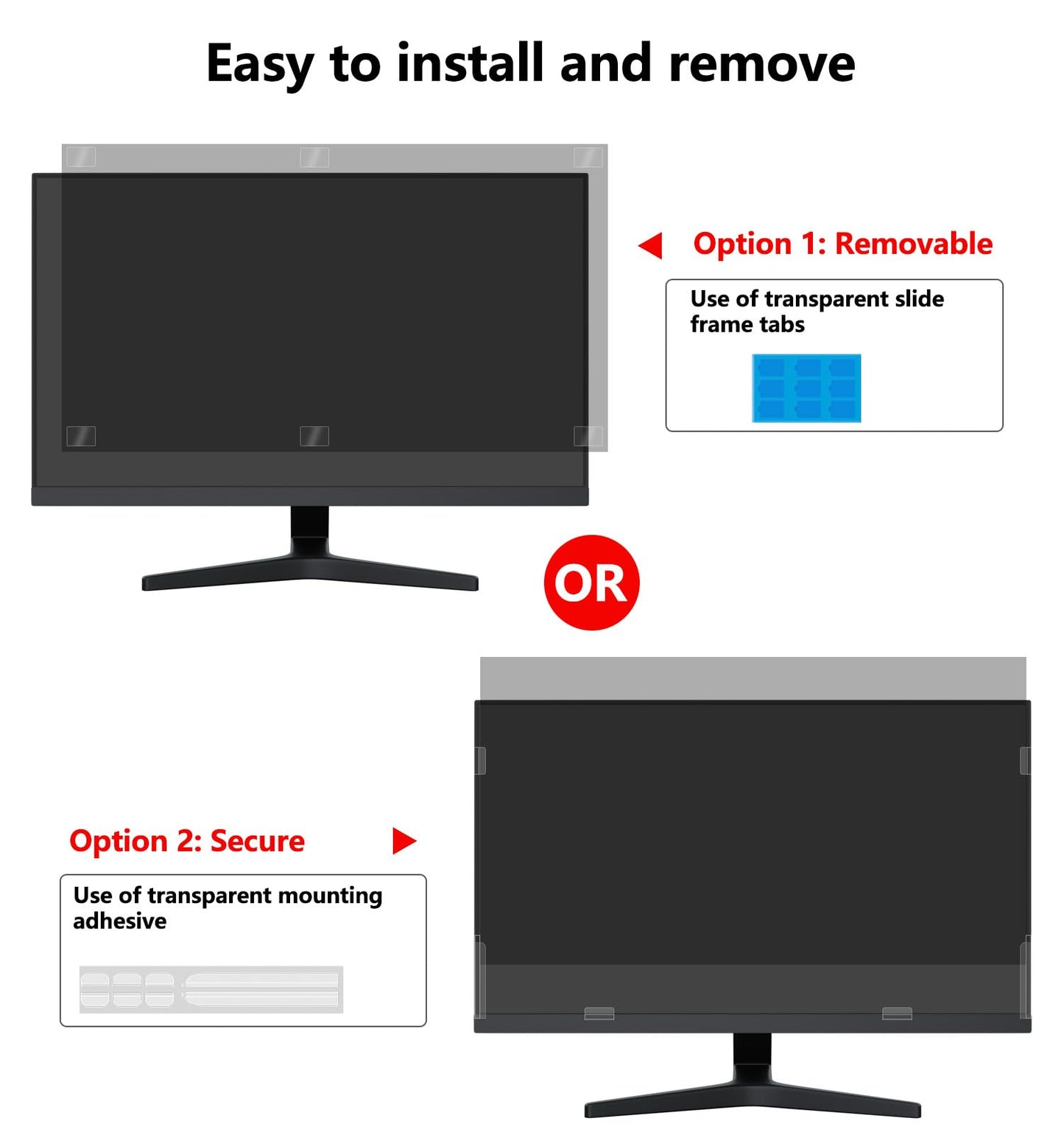 - PYS 23.8 Inch 16:9 Aspect ratio Privacy Screen -