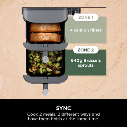 - Ninja Double Stack XL Air Fryer | Vertical Dual Drawer AirFryer -