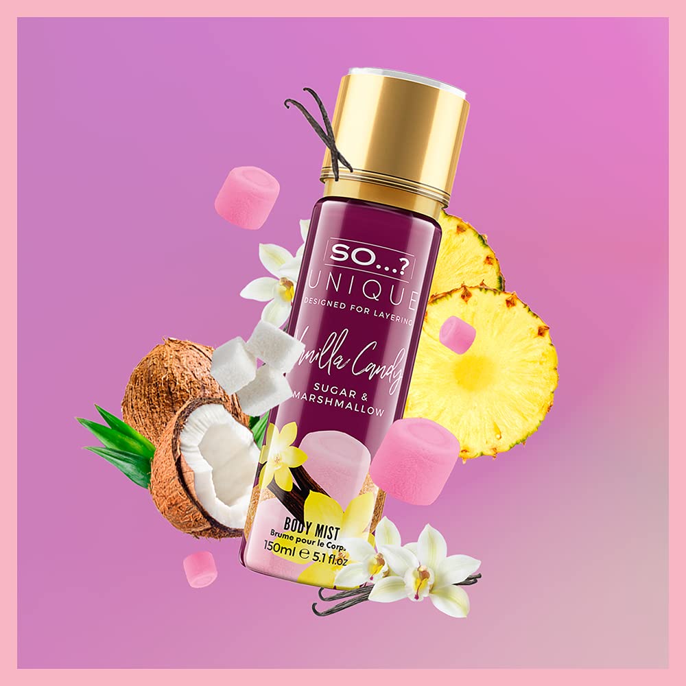 - So...? Unique Womens Candy Kiss Bundle Truffle Cream | Sweet Pea | Vanilla Candy Body Mist Spray | 150ml | Pack of 3 -