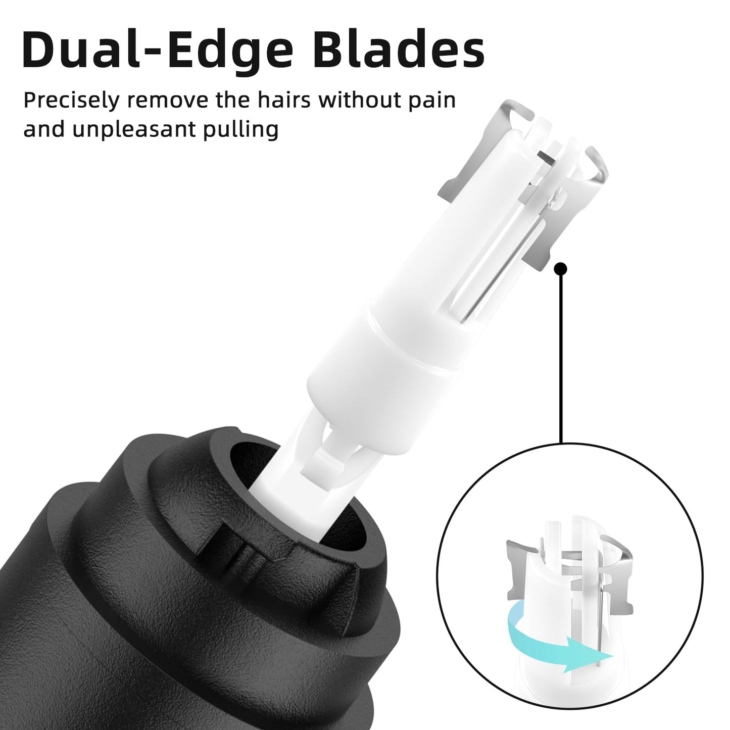 - Nose Hair Trimmer | Rechargeable | Cordless -