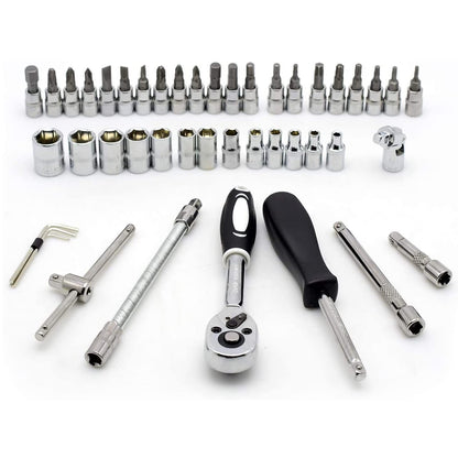 - LUOWAN 46 Piece 1/4 Inch Drive Socket Set -