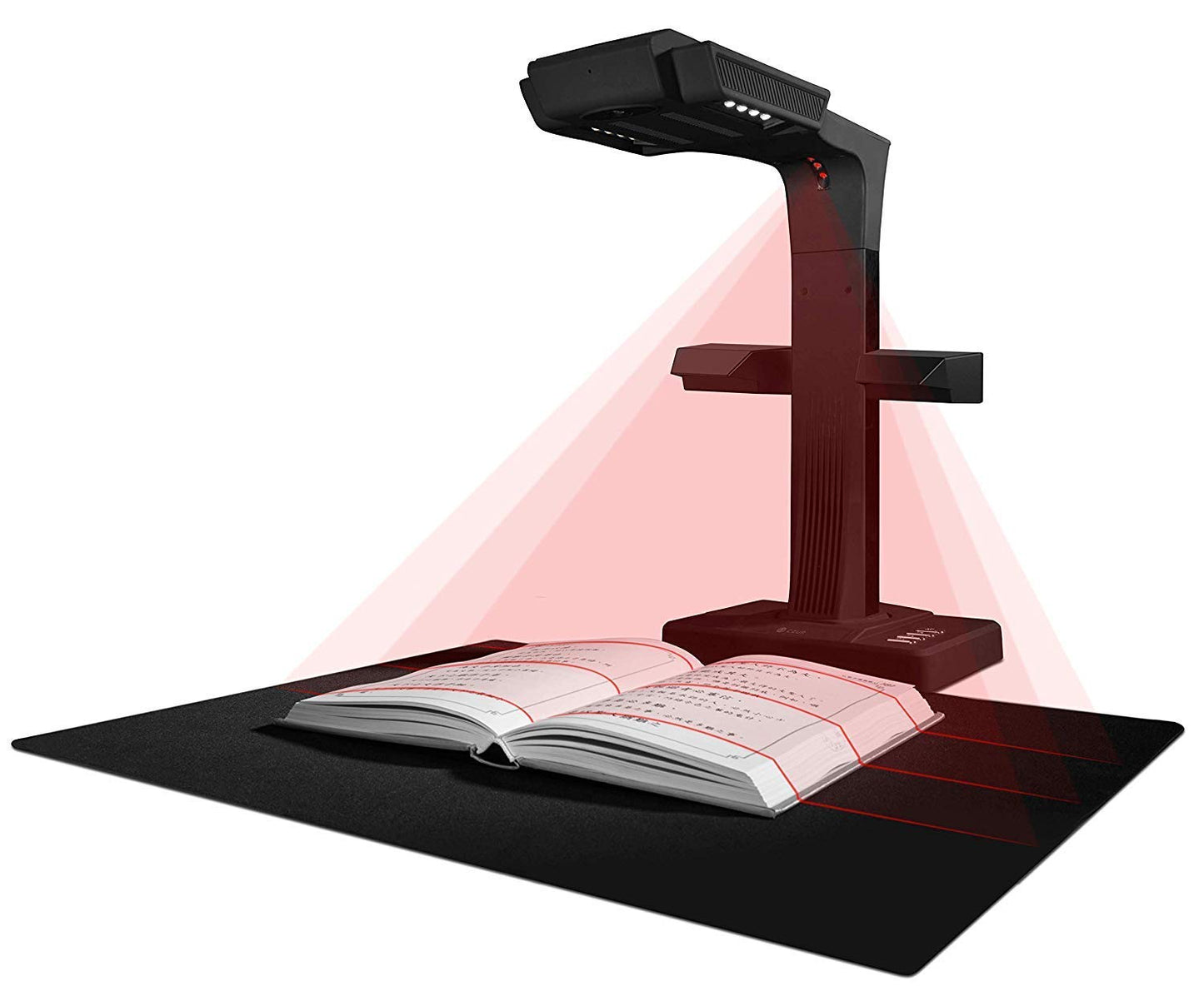 CZUR Document Scanner, ET18 Pro Book Scanner Portable Smart A3 Document Scanner Document Camera with OCR WIFI Function Auto Flatten Curve Tech, 18MP HD Camera, 180+ Languages OCR for Windows & Mac