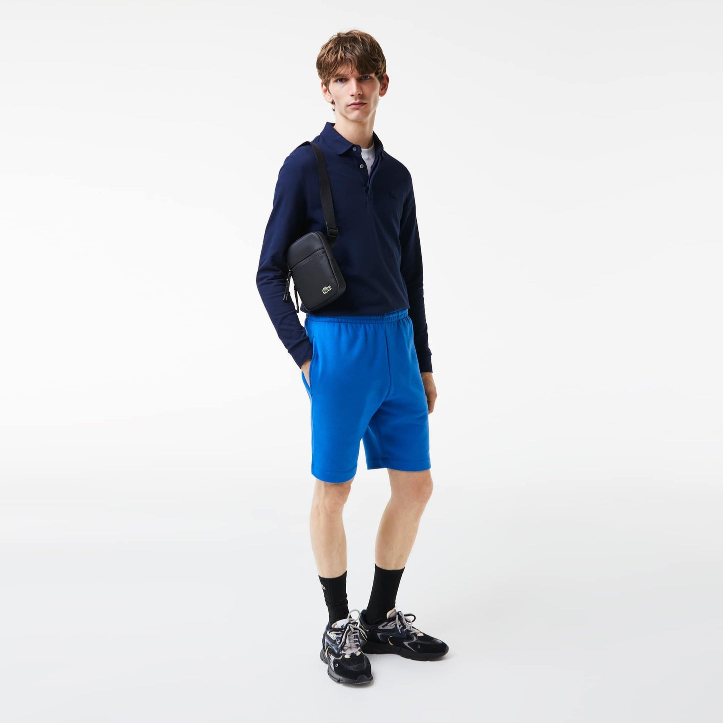 - Lacoste Men's Shoulder Bag | Black -