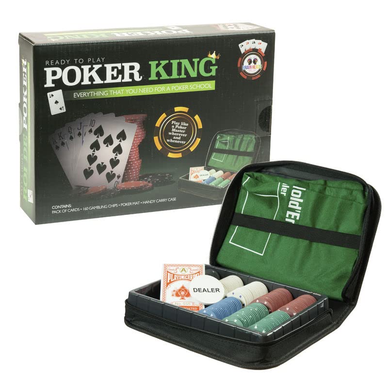 - Funtime Gifts | Poker King Travel Poker Set | Casino Game -