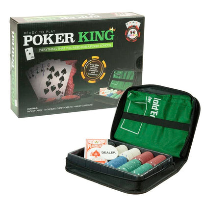 - Funtime Gifts | Poker King Travel Poker Set | Casino Game -