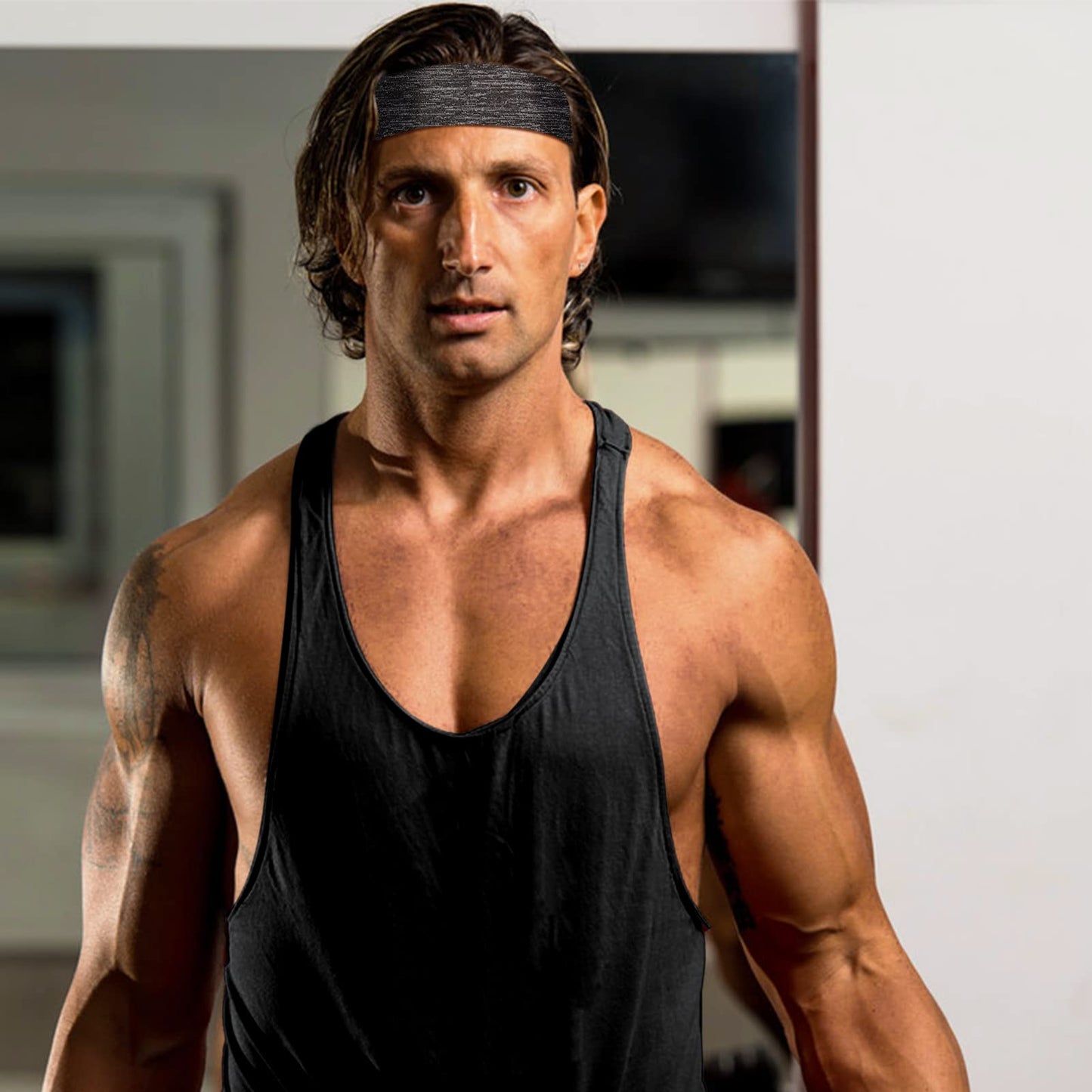 - EasYoung Headbands for Men | 3-Pack Sweat Wicking Men's Headbands -