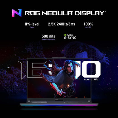 ASUS ROG Strix SCAR 18 G834JYR 18.0" WQXGA 240Hz 1100 nits Gaming Laptop (Intel i9-14900HX, NVIDIA GeForce RTX 4090, 32GB RAM, 2TB SSD, Windows 11 with 3 Months Game Pass)