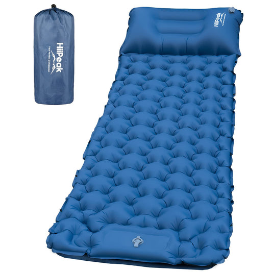 - HiiPeak Camping Sleeping Pad | Ultralight Inflatable Sleeping Mat with Built-in Foot Pump & Pillow -