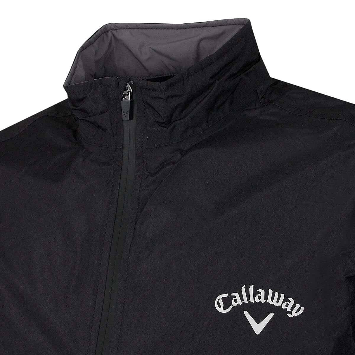 Callaway Golf Mens Waterproof Golf Jacket - Caviar - S