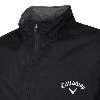 Callaway Golf Mens Waterproof Golf Jacket - Caviar - S