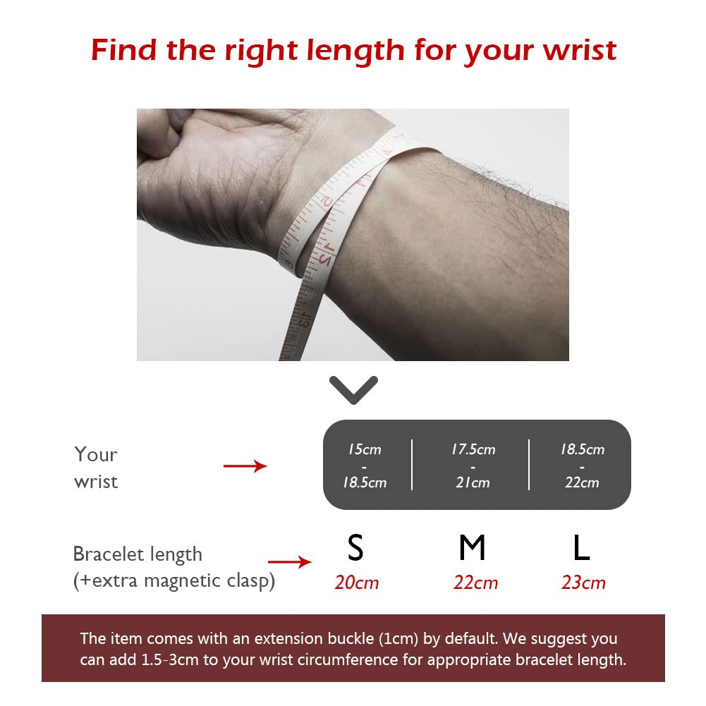 - Murtoo Personalised Bracelet for Men | Leather Bracelet With Name | Gift for Men -