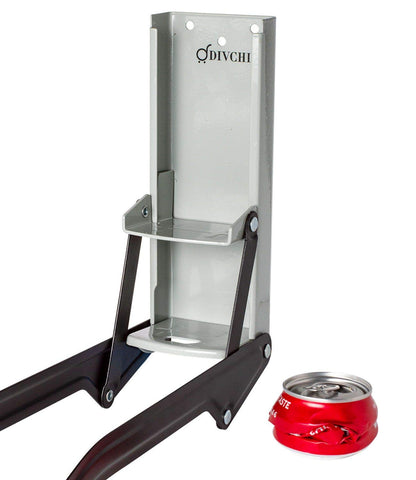 - DIVCHI Can Crusher | 16oz in Aluminum Recycling Tool Bottle Opener | Heavy Duty Large Metal Wall Mounted Beer Can Smasher -