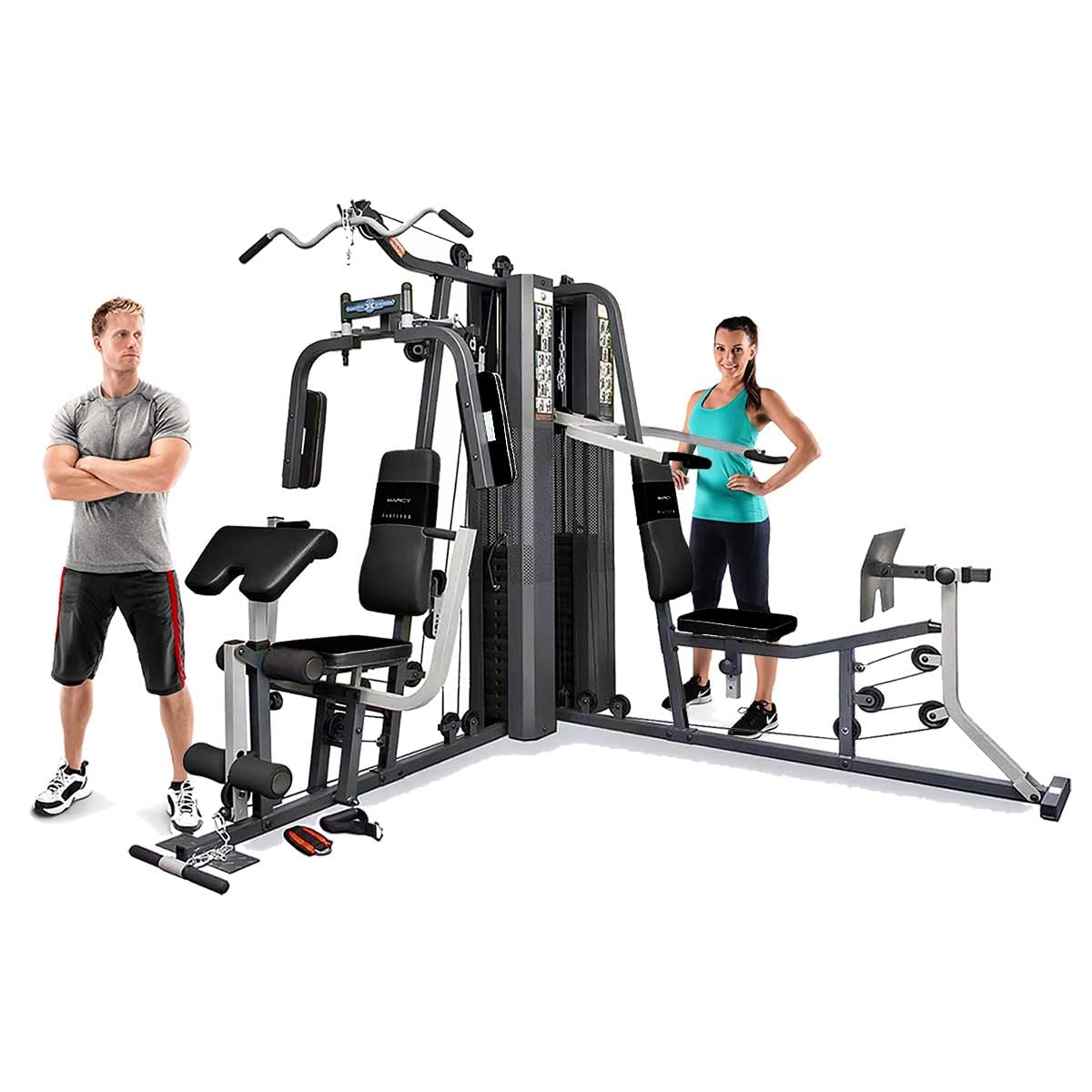 - Marcy GS99 Dual Stack Home Gym | (Leg Press, 2 Users) | 2 x 65 kg -