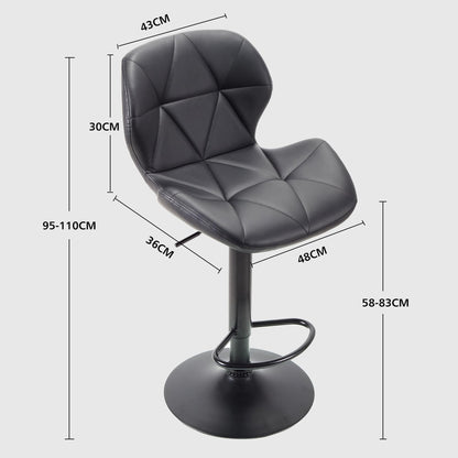 - WangPangzi Bar Stools Set of 2 Bar Chairs,Modern Height Adjustable Kitchen Stools