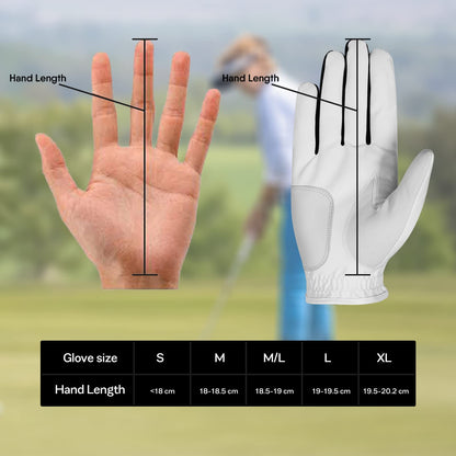 - SAWANS Golf Glove | Men's Durable Premium Leather Left Hand Right -