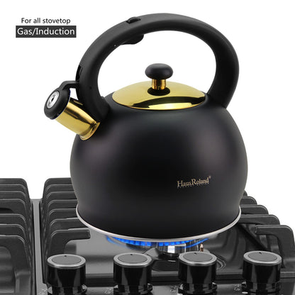 - SHANGZHER Stovetop Tea Kettle | Gas Hobs | 3L Stainless Steel Induction Kettle -