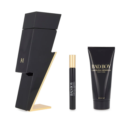 - HERRERA BAD BOY SET: EDT SPRAY 100ML | SHOWER GEL 100ML  -