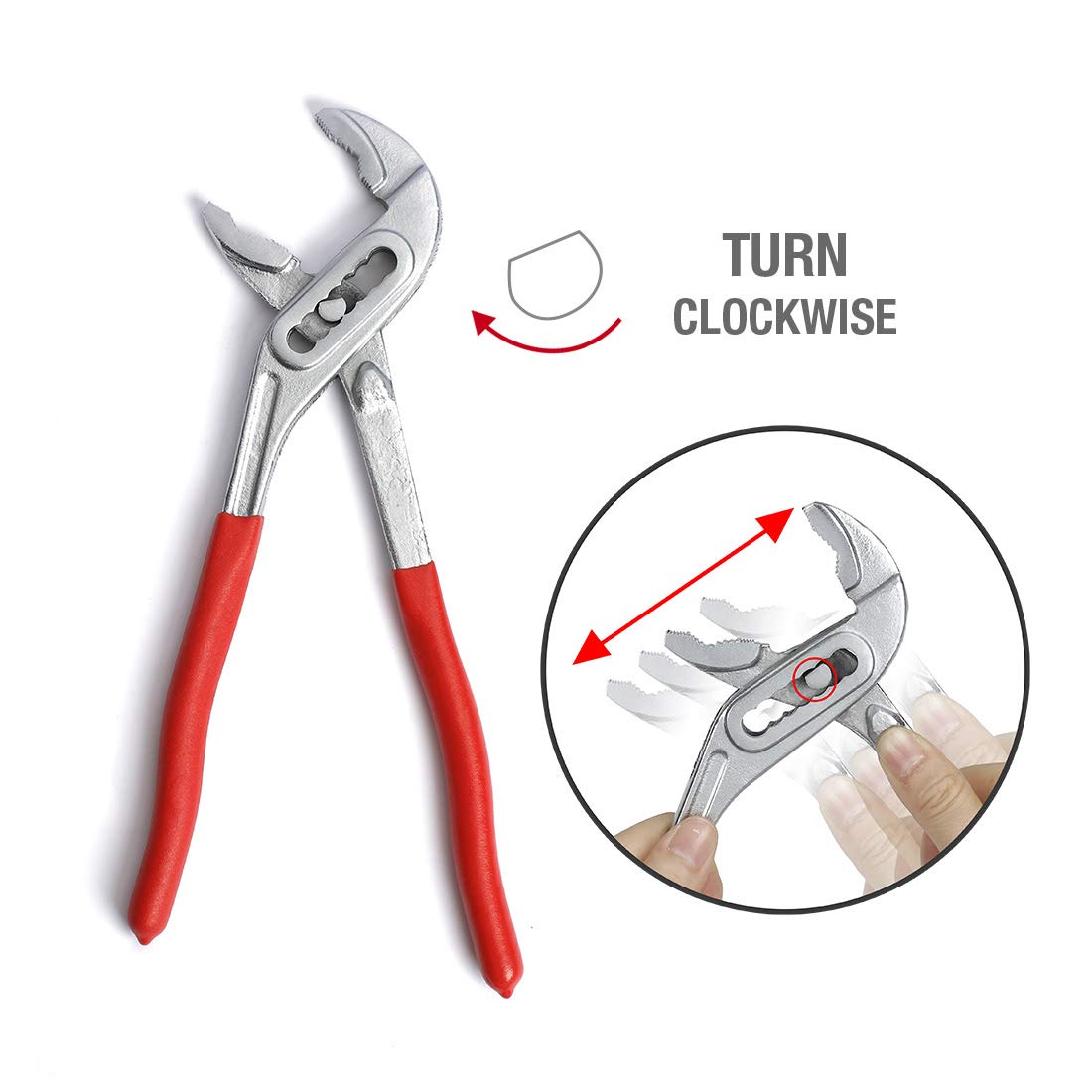 - WORKPRO 4-Piece Pliers Set, 245mm Water Pump Plier, 160mm Long Nose Plier, 160mm Combination Plier, 160mm Side Cutter, Bi-Material Soft Handle