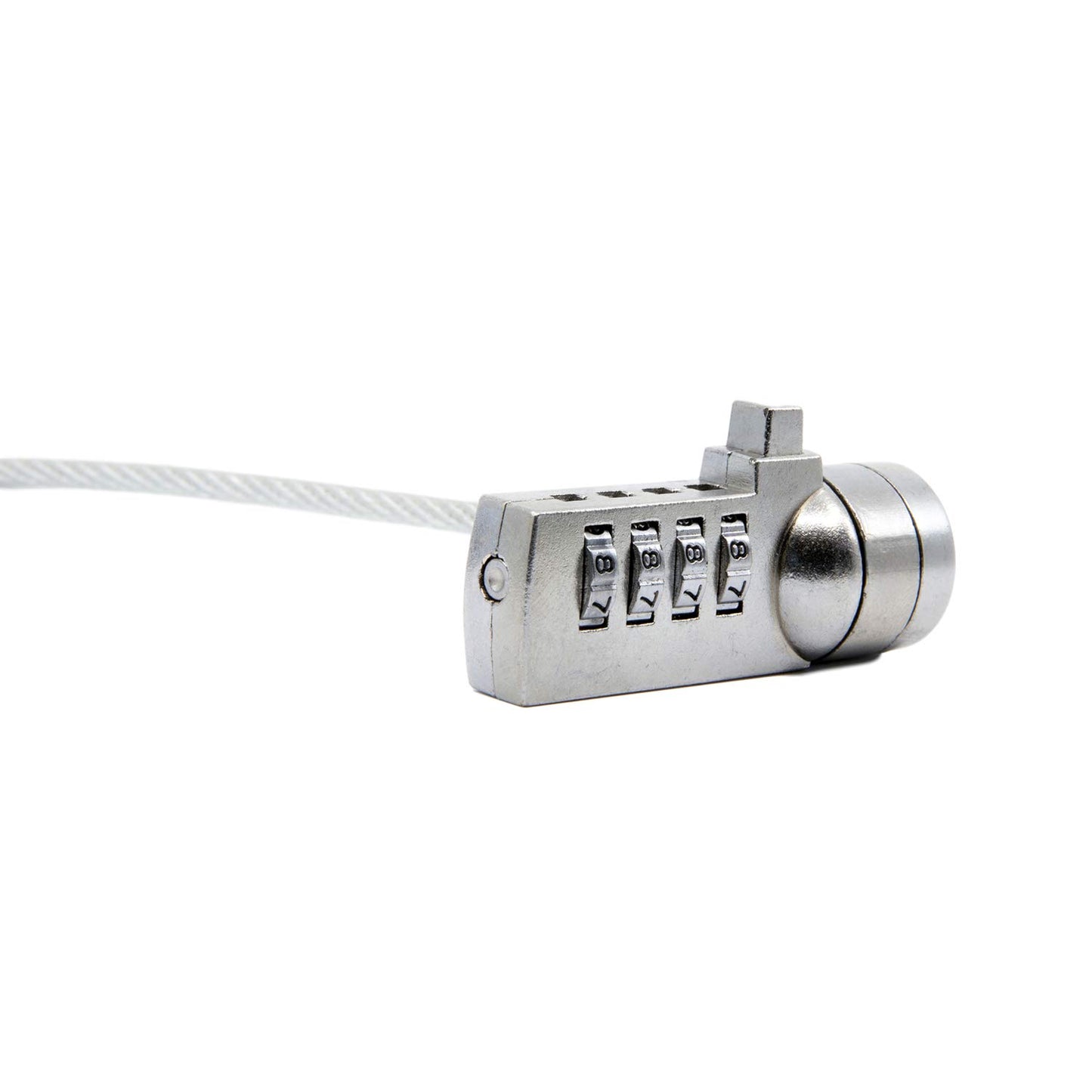 - TRIXES Combination Coded Laptop Lock | Keyless- Cut -Resistant Cable | 1m length | Security Cable Lock -