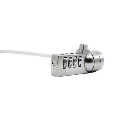 - TRIXES Combination Coded Laptop Lock | Keyless- Cut -Resistant Cable | 1m length | Security Cable Lock -