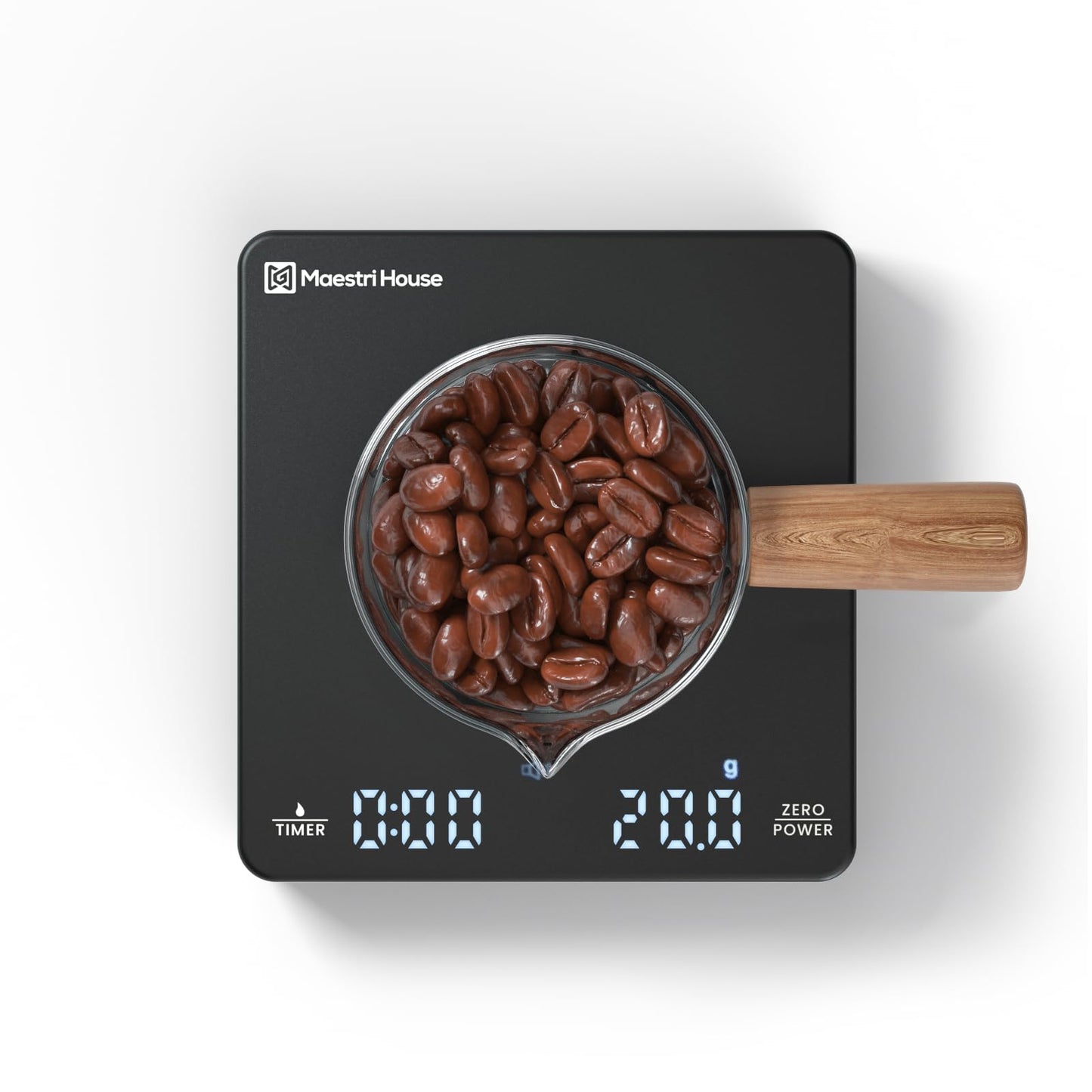 - Mini Coffee Scale with Timer |  Maestri House Espresso Scale | 2kg/0.1g Accurate Rechargeable Scale -