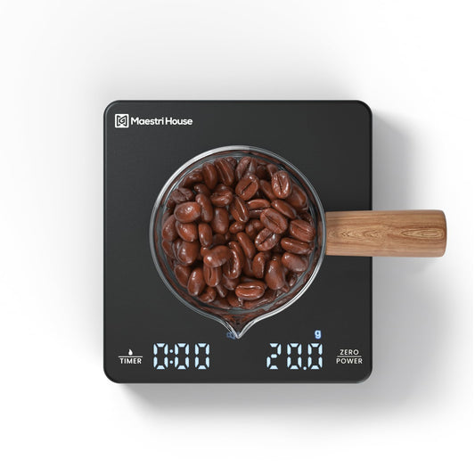 - Mini Coffee Scale with Timer |  Maestri House Espresso Scale | 2kg/0.1g Accurate Rechargeable Scale -