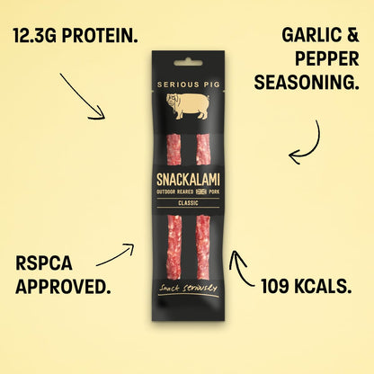 - Serious Pig Classic Selection Gift Box | Cheese Crisps |Salami Snacks | Pickles -