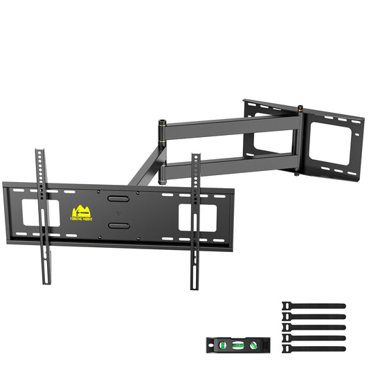 - FORGING MOUNT-Extra Long Reach 109cm TV Wall Bracket Mount | Swivel Tilt Full Motion Articulating Arm TV Bracket for 32-80 Inch Flat/Curve TVs | 50kg weight rating | VESA 600x400mm(Max) -