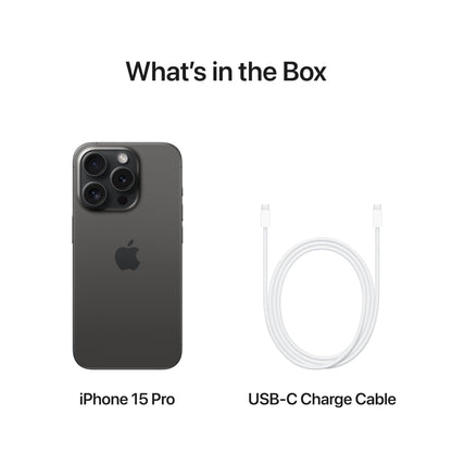 Apple iPhone 15 Pro (256 GB) - Black Titanium