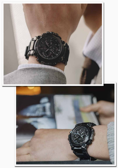 Casio MTG-B3000B-1AJF [G-Shock MTG-B3000 Series Men's Metal Band] Watch Shipped from Japan Released in May 2022, flat black, Sport