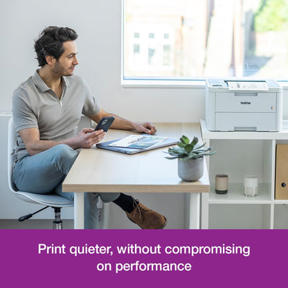 BROTHER HL-L3220CW Colour Wireless LED Printer | Single Function |USB 2.0 | A4|UK Plug