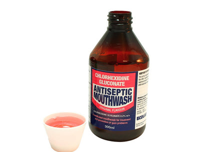 Chlorhexidine Gluconate Antiseptic Mouthwash Original Flavour 300 millilitre - 3 Pack